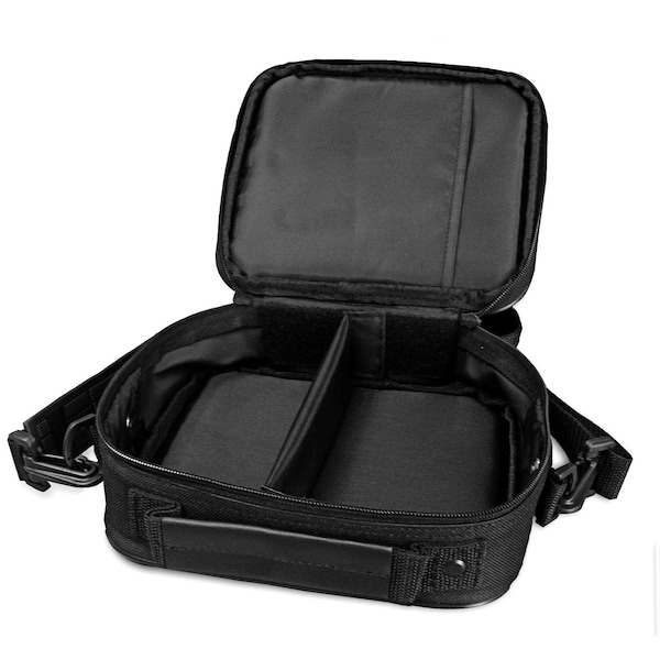 Nylon Zippered Carrying Case - Medium - Black